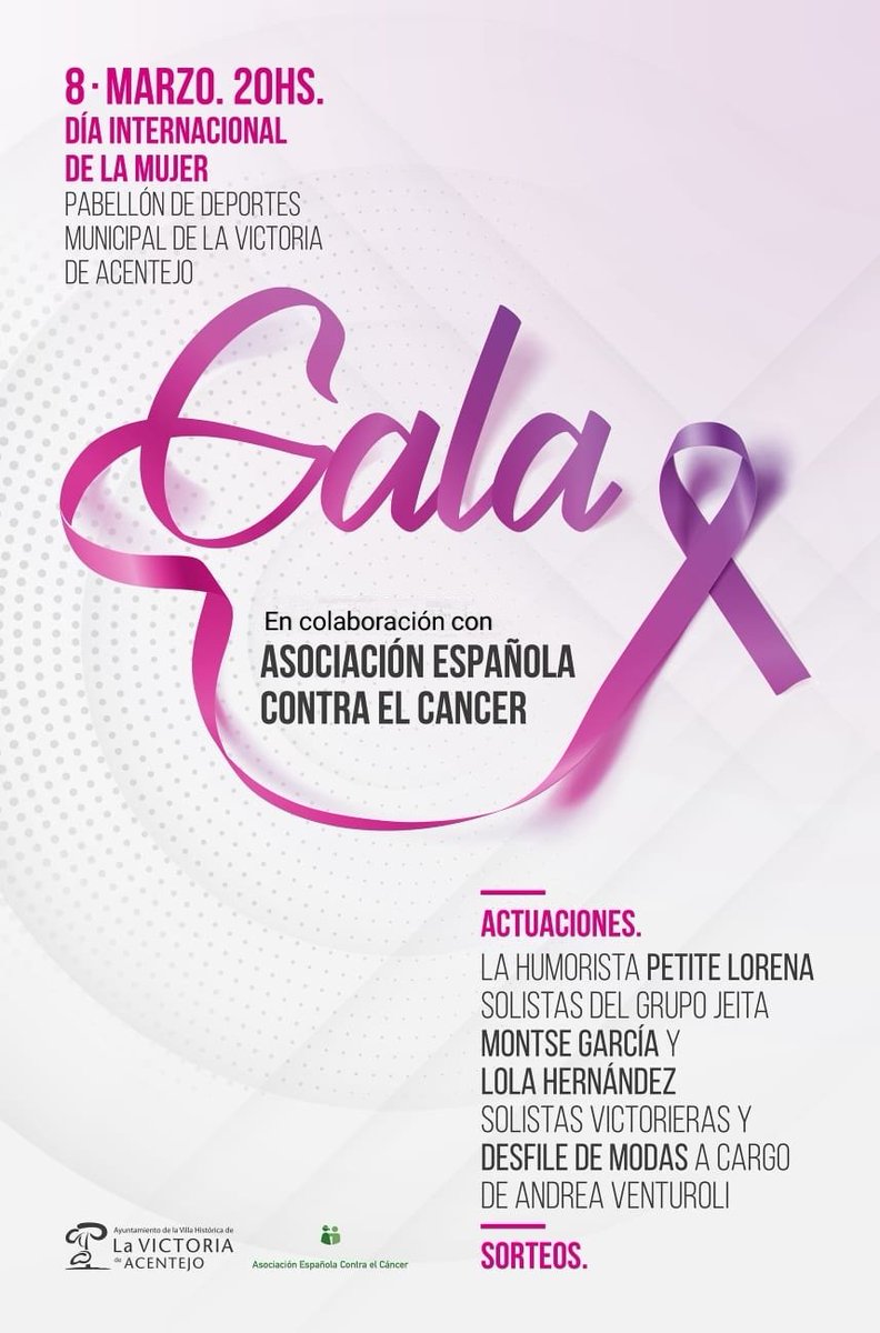 Asociación Contra el Cáncer Santa Cruz de Tenerife (@contracancersct) on Twitter photo ⚠️ También te necesitamos a nuestro lado más que nunca, el próximo 8 de marzo a las 20:00 ⌚️ en 🏟️ el Pabellón de Deportes de Ayuntamiento de La Victoria de Acentejo 🙅♀️ 🙅♂️! <a href="/AytoLaVictoria/">Ayto. La Victoria</a> ⚠️ También te necesitamos a nuestro lado más que nunca, el próximo 8 de marzo a las 20:00 ⌚️ en 🏟️ el Pabellón de Deportes de Ayuntamiento de La Victoria de Acentejo 🙅♀️ 🙅♂️! <a href="/AytoLaVictoria/">Ayto. La Victoria</a>