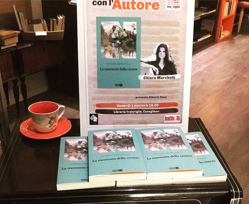 FraRodella's tweet image. #conegliano #booktour #lamemoriadellacenere @chiaramarchell1 @nneditore ❣️