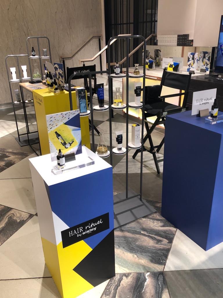 Visit <a href="/HarveyNichols/">Harvey Nichols</a> in Knightsbridge for beautiful hair! The Hair Rituel pop-up will be in store until the 14th 💛💙