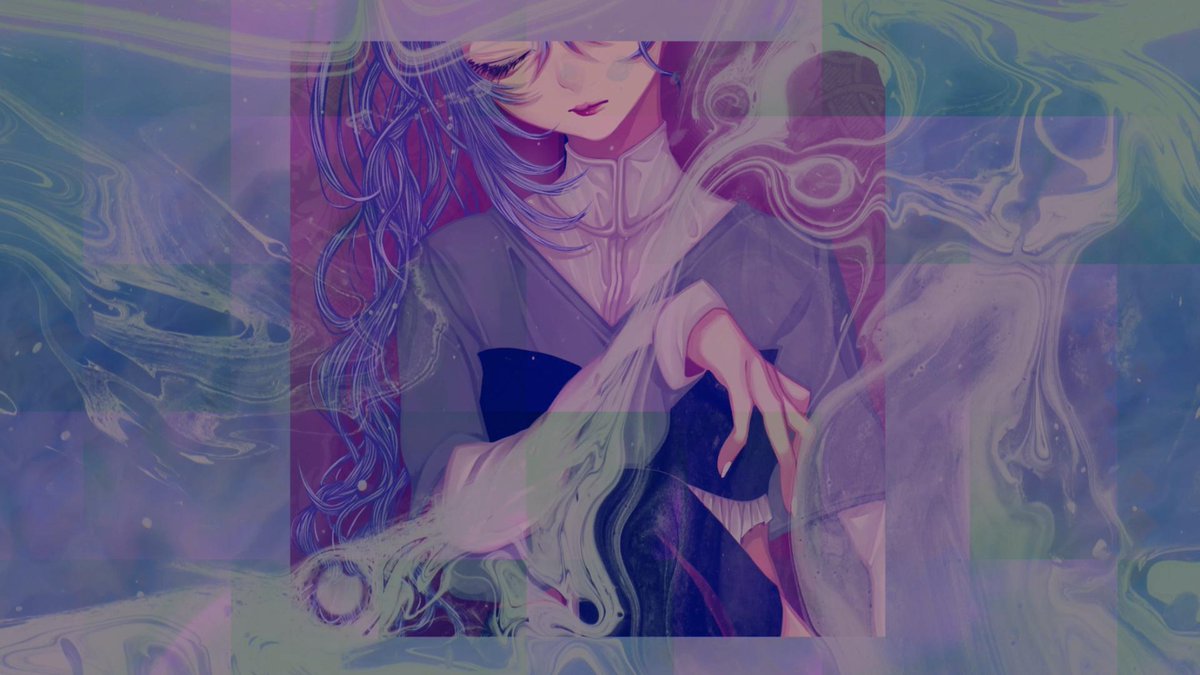 「迂闊さん(   )の楽曲のMVを担当させていただきました!しっとり綺麗で力強い意」|さしみやま / SashiMiyamaのイラスト