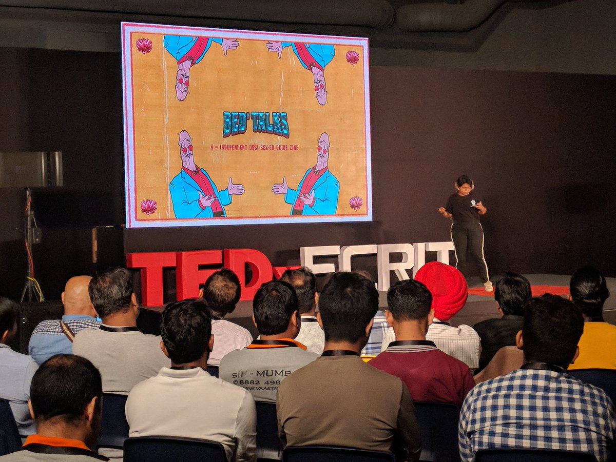 thats_so_rajat's tweet photo. #TEDXFCRIT
@artwhoring speaking about sexually taboo https://t.co/hh6O2tHF3c