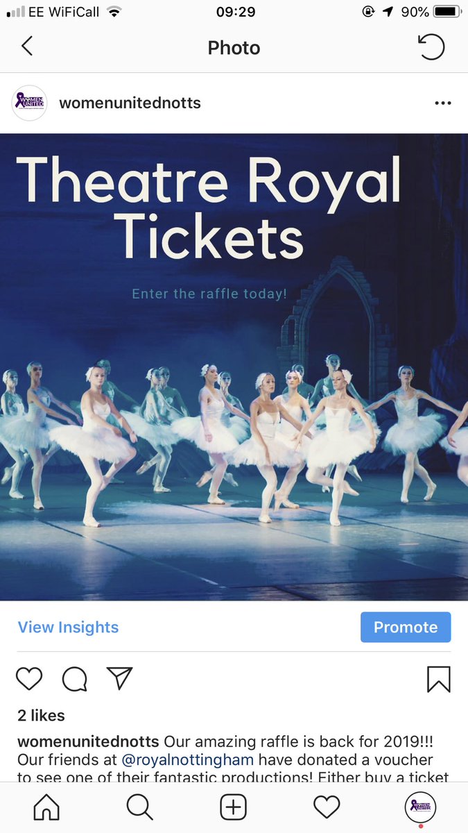 WUnitedNotts's tweet photo. Our amazing raffle is back for 2019!!! Our friends at @royalnottingham have donated a voucher to see one of their fantastic productions! #theatreroyal #nottinghamtheatreroyal #nottingham #thingstodoinnottingham #charity #giving #domesticviolenceawareness https://t.co/Y9lAp8FiiS
