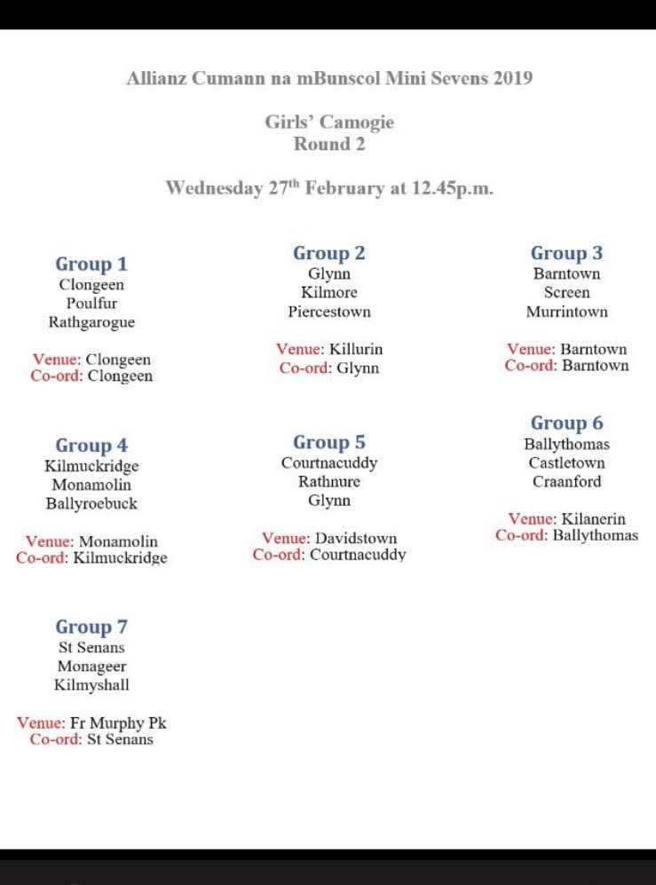 ClongeenLGAA's tweet photo. Our @RackardLeague mini 7s camogie team missed out on a place in the quarterfinals after Rathgarogue scored a last minute goal to win by a point in a thriller.
We wish them the very best of luck in the next stage.
#BuildingOurClub #GrowingOurFamily #Geeners #NaTabharSuas 💚💛 https://t.co/L3IHnI0Pgx