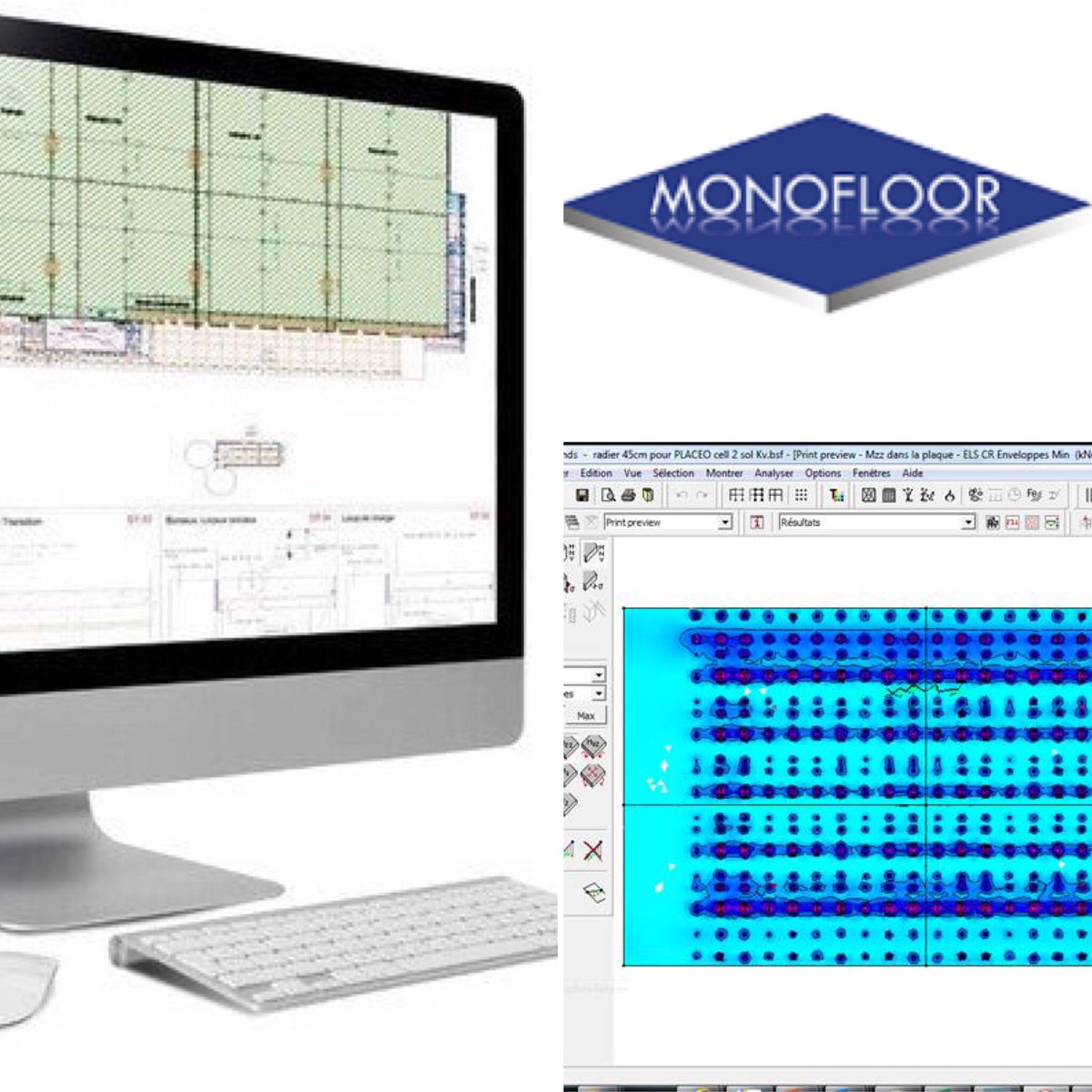 Kriscorti's tweet photo. 🔹🖥 Les ingénieurs de @Monofloor_RCR utilisent les programmes les plus avancés (BA et BRFM) pour dimensionner de manières optimisée et sûre les dallages et radiers des bâtiments industriels 🏭 et logistiques 🚛🔹
🔹#elementsfinis #TR34 #BAEL DTU13.3 #Floormaster #ACI #EC2 🔹 https://t.co/xjtEDz2YLH