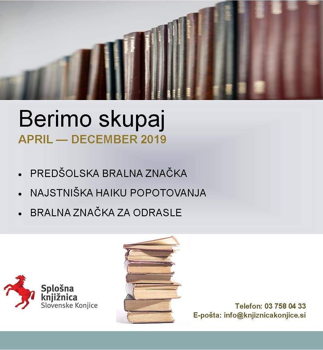 KKonjice's tweet photo. 🔻NOVO🔻 [📚Berimo skupaj📚]
V knjižnici želimo z novimi, dodatnimi vsebinami podpirati intelektualni in kulturni razvoj občanov. Osnova za to, je zagotovo bralna kultura in pismenost, saj prav ti v veliki meri prispevata k napredku skupnosti. https://t.co/HhKJlGYsOp