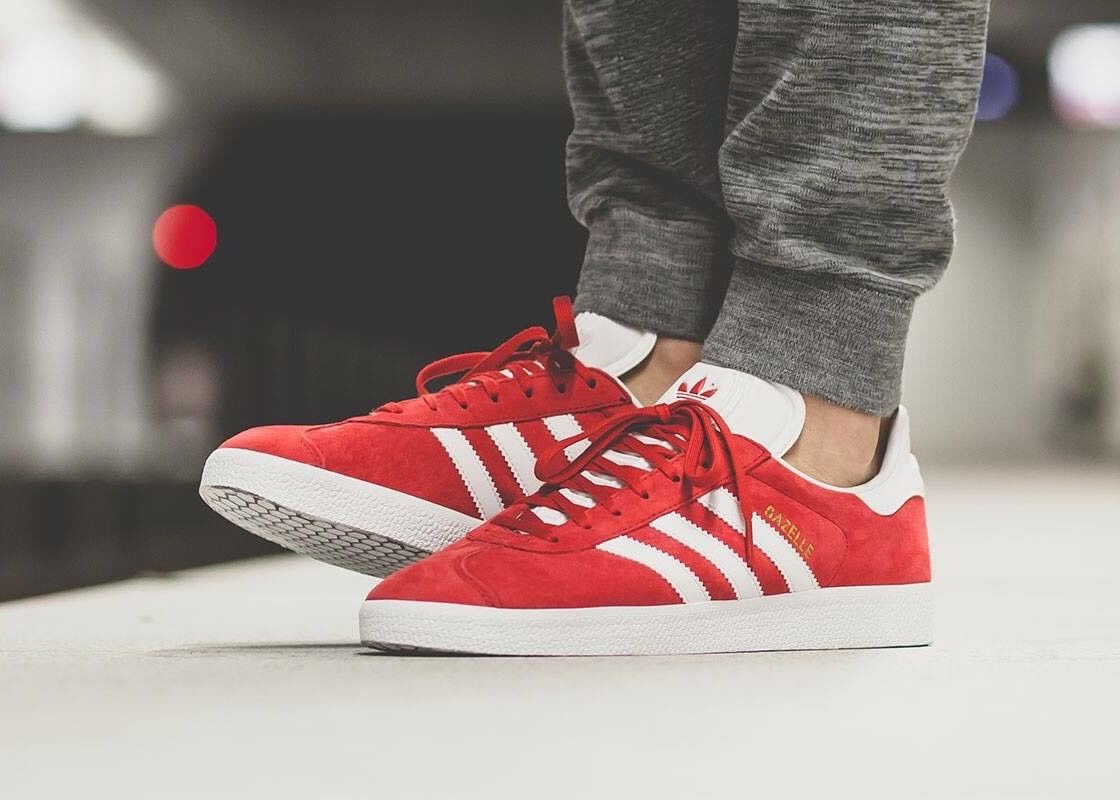 adidas gazelle tactile red