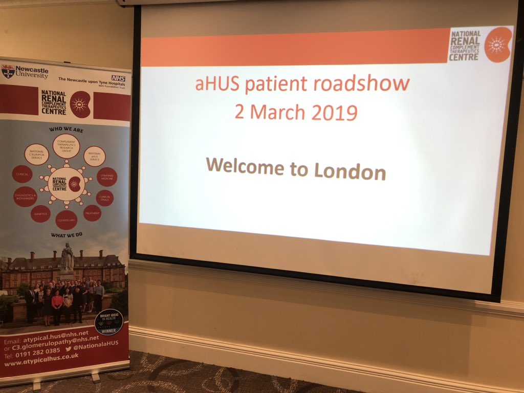 National aHUS Service (@nationalahus) on Twitter photo All ready for 4th #ahusroadshow in London. #aHUS <a href="/aHUSAllianceAct/">aHUS Alliance Action</a> <a href="/aHUSUKvoice/">Complement Kidney TMA UK</a> All ready for 4th #ahusroadshow in London. #aHUS <a href="/aHUSAllianceAct/">aHUS Alliance Action</a> <a href="/aHUSUKvoice/">Complement Kidney TMA UK</a>