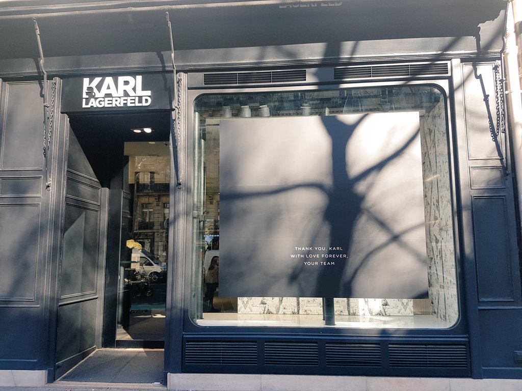 NualaNiC's tweet image. Just read in @TheGlossMag that Karl Lagerfeld was an #EmilyDickinson fan, which reminded me I passed his shop in Paris last week.