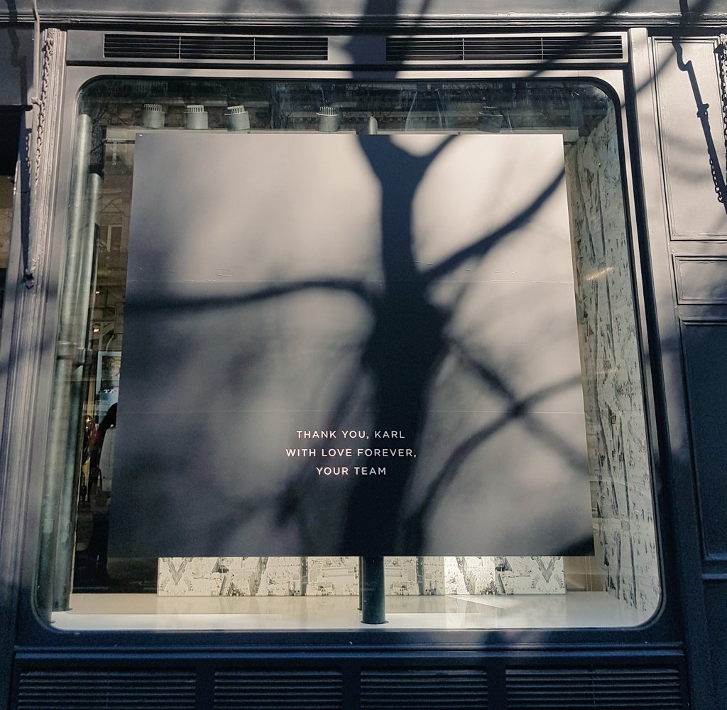 NualaNiC's tweet image. Just read in @TheGlossMag that Karl Lagerfeld was an #EmilyDickinson fan, which reminded me I passed his shop in Paris last week.