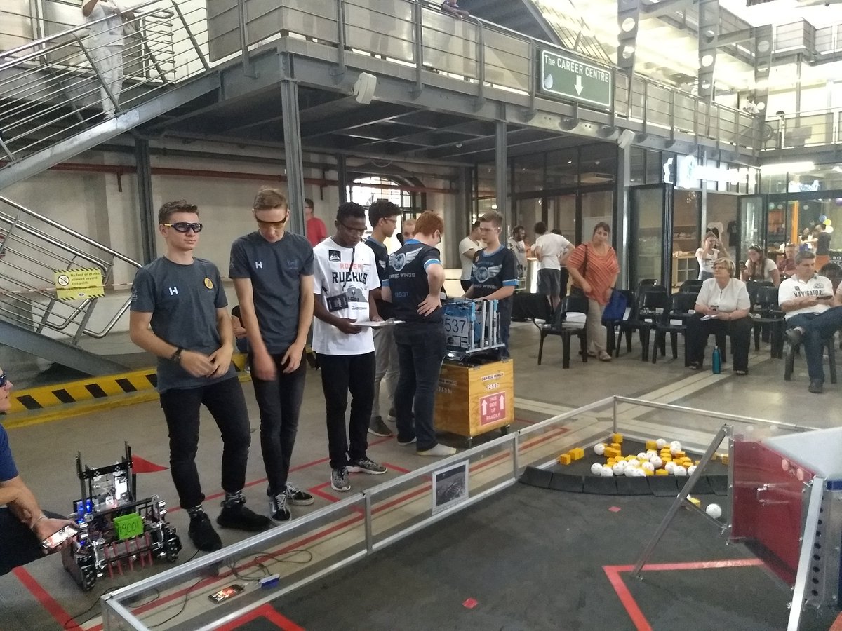 FirstSAfrica's tweet photo. Getting ready for qualification round 6. Who will be the winner? #fllsa @FTCTeams #firstSA https://t.co/UZdGqyLgAx