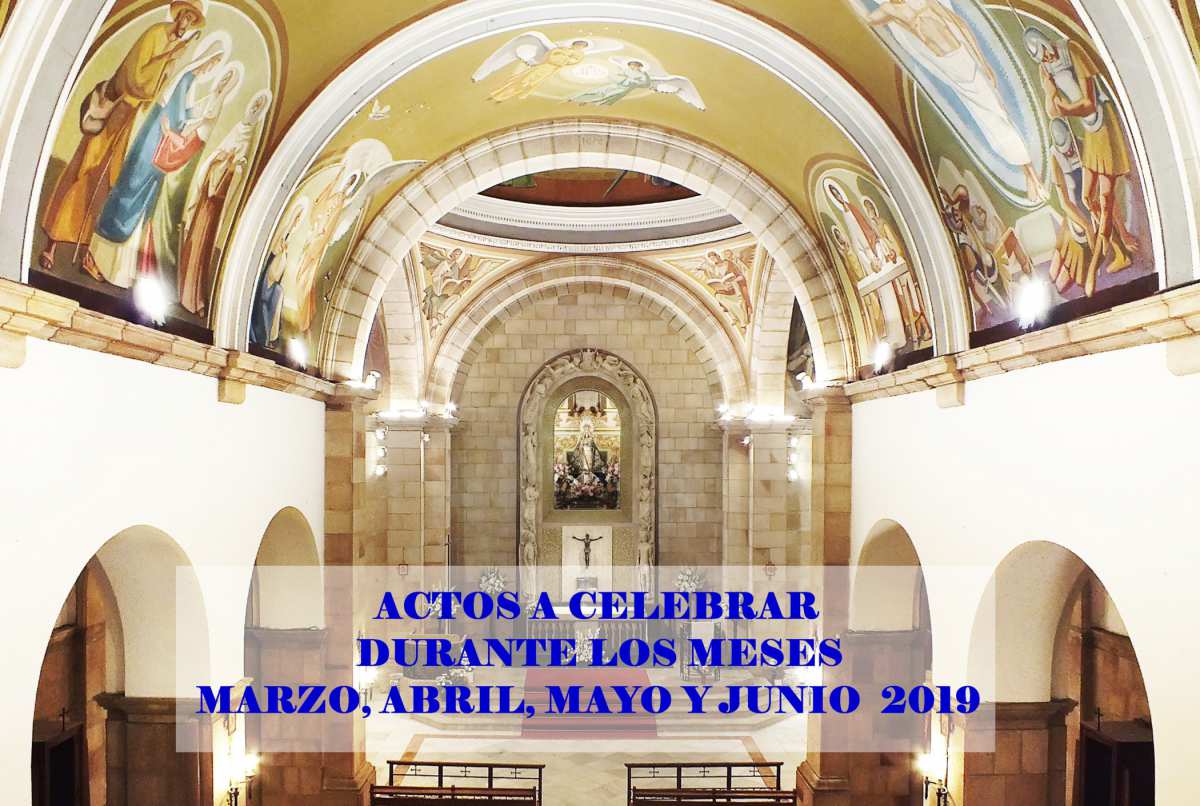 ACTOS DE LA COFRADÍA ,MARZO ABRIL MAYO Y JUNIO 2019 - virgendelinarejos.es/?p=3716