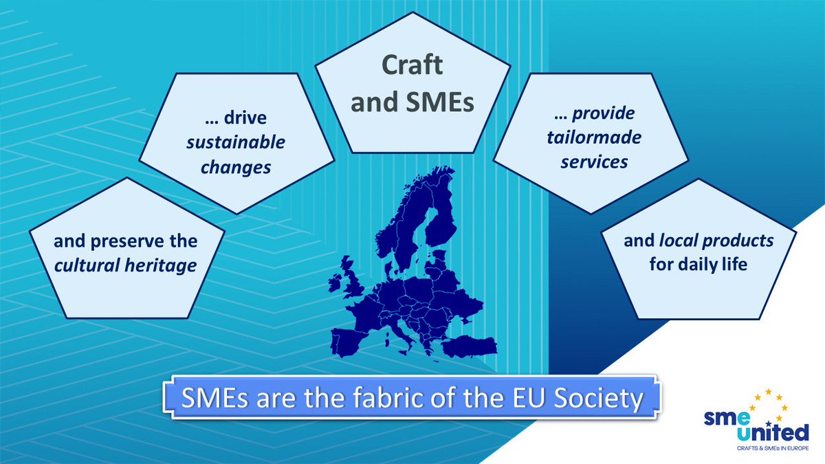 This week, we started our #SMEs4Europe Campaign. President <a href="/RabmerU/">Ulrike Rabmer-Koller</a> about its aims: (1)  explaining why SMEs are so crucial to Europe’s economy and society (2) make MEPs aware of the challenges and concerns of the 24 Million #SMEs in Europe 
smeunited.eu/news/smes-can-…