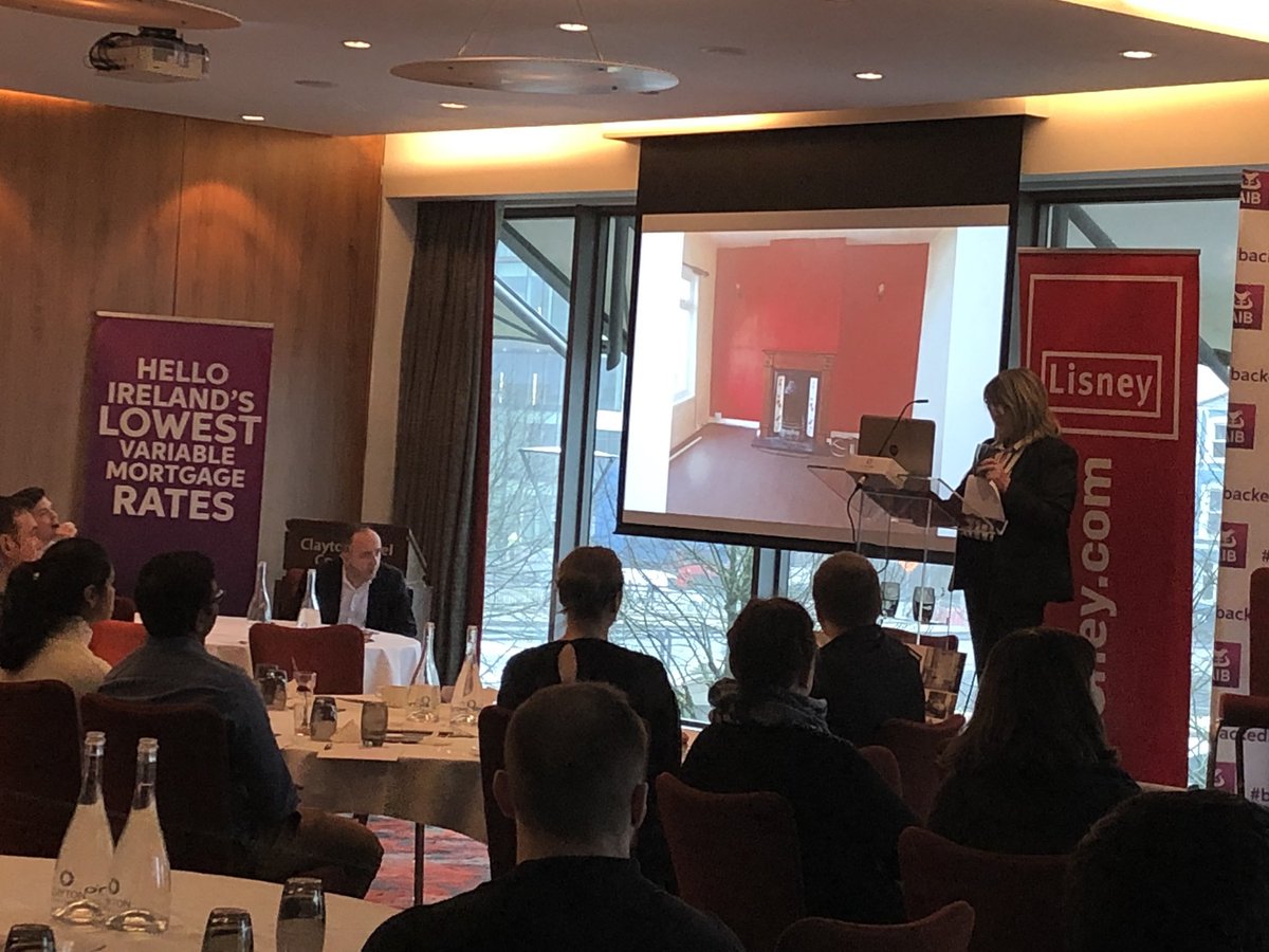 Vickicrean's tweet photo. Carmel Downey giving great hints and tips on decorating your new homes at the AIB Homes event this morning @AIBBiz @odoherty_j @JimOCon50108005 @ekelleher_ @OonaghC_AIB @Kathlynch2 @ https://t.co/0PVsS3DpO2
