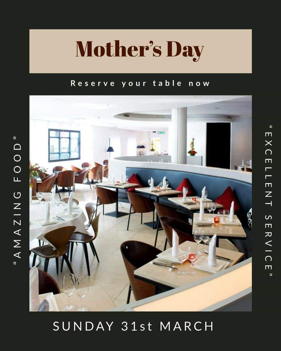 We will be serving from our Sunday Lunch Menu from 1pm to 3pm and then from 3pm, we will be serving from our Al la Carte Menu.

Phone us on 01 8352110 to reserve your table or book online via this link eatzen.ie/reservation-fo…