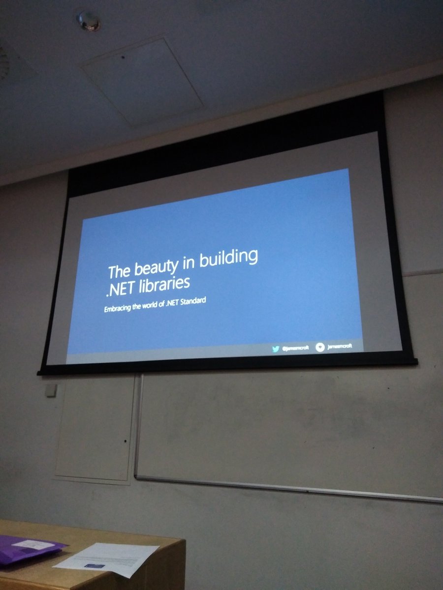 dotNetCoreShow's tweet image. For the folks who are there, how is everyone's #dddnorth going?
I'm currently waiting for a talk on #netStandard to begin.