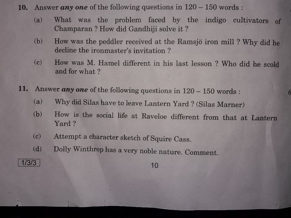 T Balajee Jha on Twitter As per CBSE there are two novels in 12th board  Both que 11 amp 12 needs to have 2 questions from each novel But 11th  question comprised
