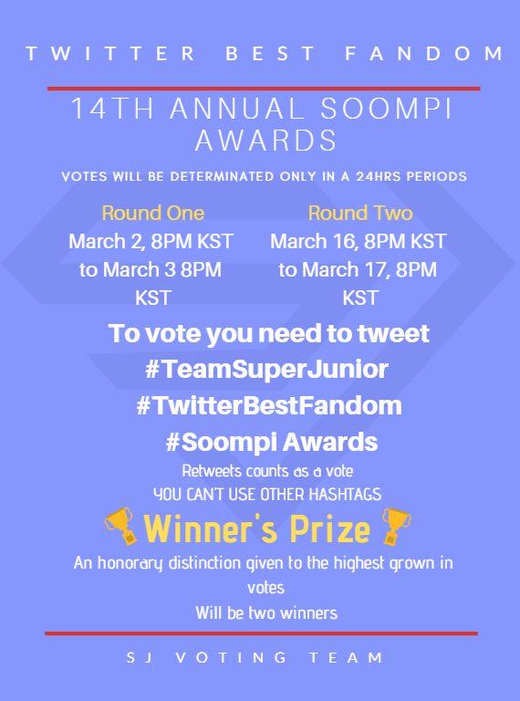 ariikao1210's tweet photo. #TwitterBestFandom
#TeamSuperJunior
#SoompiAwards
@SJofficial
ELFs Let's fighting again!
Let's get another award for our boys!
Please retweet this, thanks.

I'm crying for not being there.😭😭😭
#SS7S https://t.co/BPmnFIbRzy