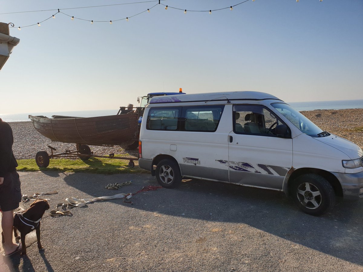 New boat project to add to our collection. Big thanks to Worthing seafront office for donating this boat to #BrightonFishingMuseum 
Our volunteer John the handy man will be pleased to start on a new project.

#museum #fishingquarter #Brighton