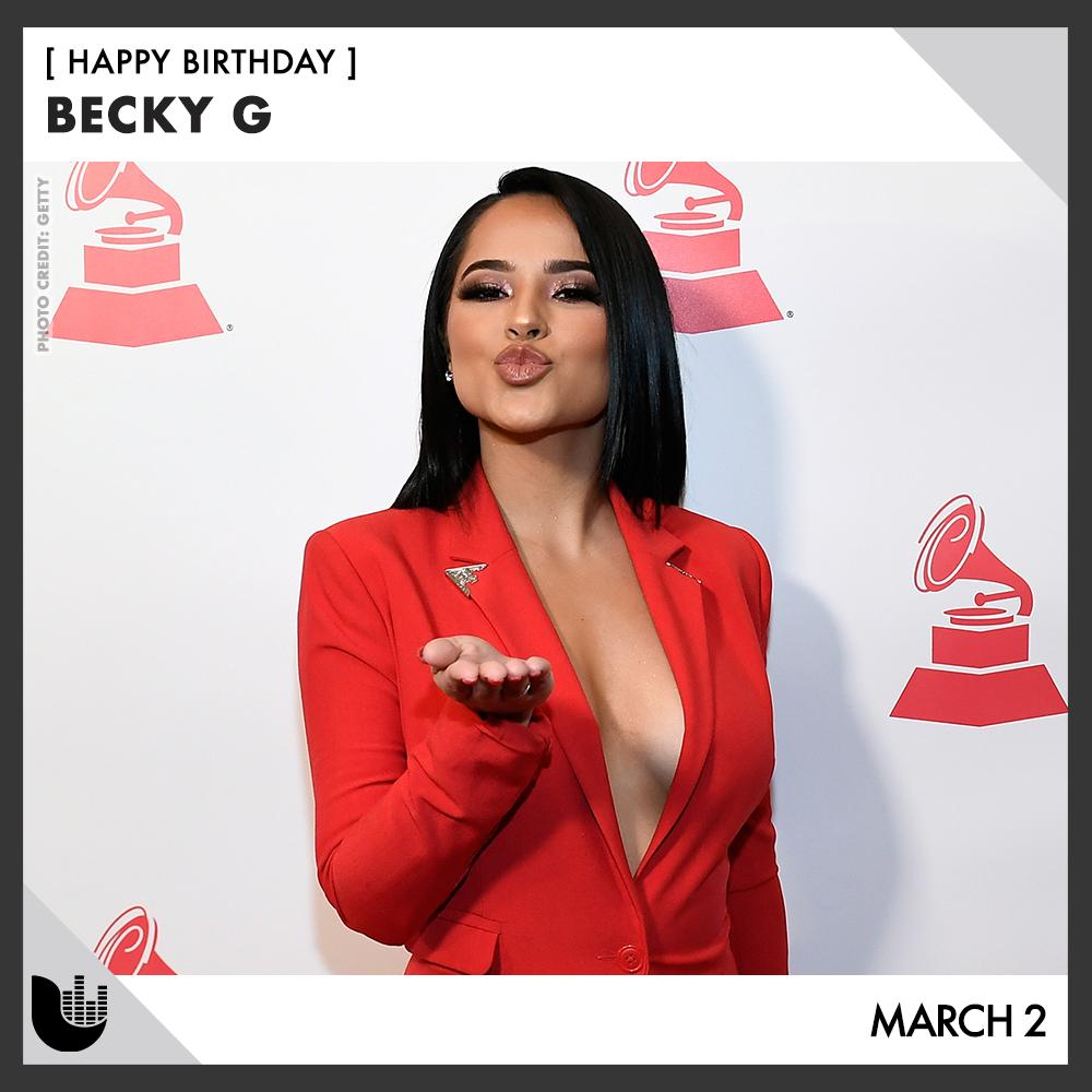 Join us in wishing a happy birthday to Becky G! /// Únete a nosotros para desear un feliz cumpleaños a Becky G. 