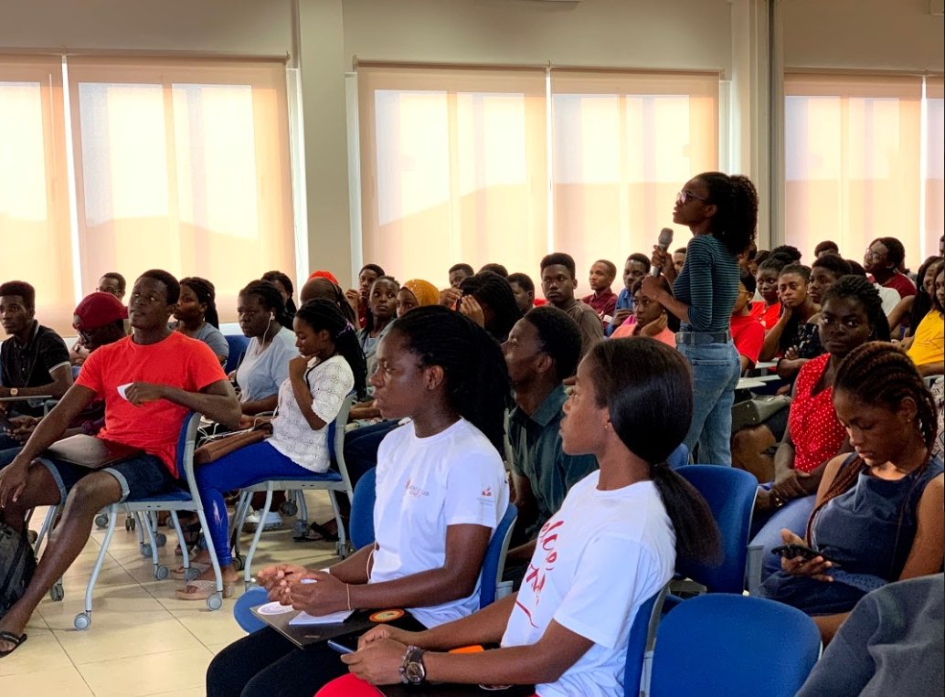 19 Ambassador Project (@amb_projects) on Twitter photo February was an interesting journey for us in integrity as our lead <a href="/Carol_Armah/">Carol Armah</a> gave a talk on integrity during the JEC's honour code talk for the c2022s #atAshesi
We're still gearing up for our next
#doubletrackchallenge ππ
#integritycampaign February was an interesting journey for us in integrity as our lead <a href="/Carol_Armah/">Carol Armah</a> gave a talk on integrity during the JEC's honour code talk for the c2022s #atAshesi
We're still gearing up for our next
#doubletrackchallenge ππ
#integritycampaign