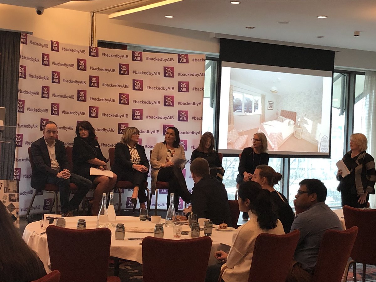 Vickicrean's tweet photo. Great panel discussion at the AIB Homes event this morning in Cork @AIBBiz @JimOCon50108005 @odoherty_j @AIBIreland @OonaghC_AIB @Kathlynch2 @ekelleher_ https://t.co/3dldWGlIZW