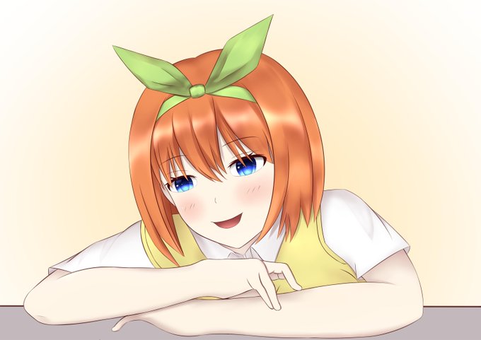 RyusleetさんがTwitterに投稿した中野四葉(五等分の花嫁)のイラスト。