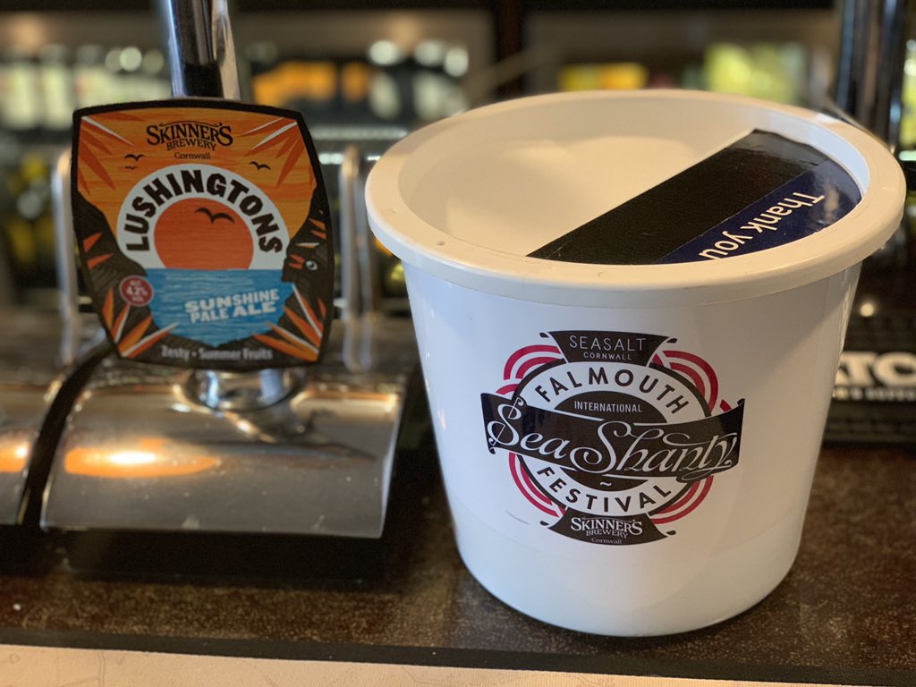 5degreesfal's tweet photo. We holding a fundraising afternoon to raise money for the International Sea Shanty Festival later in the year. We have Shanty groups all afternoon please come and support @Skinnersbrewery #falmouth https://t.co/xxGvWhSuof