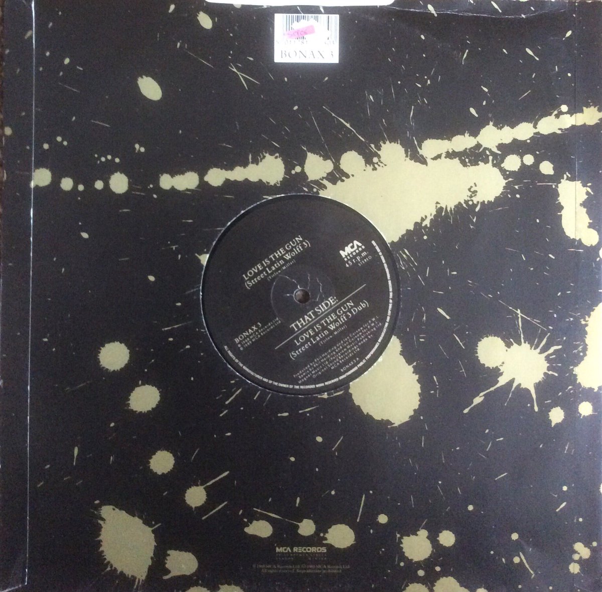 Poplifer73's tweet image. Blue Mercedes “Love Is The Gun” (Street Latin Wolff 3 Mix).
1988 MCA Records. 12” Single.
Produced and Remixed by Phil Harding &amp;amp; Ian Curnow for PWL.
Vinyl purchase today.
@PWLHitFactory 
#BlueMercedes #PhilHarding #IanCurnow #PWL #PeteWatermanLimited #PWLPower #TwelveInchSingle