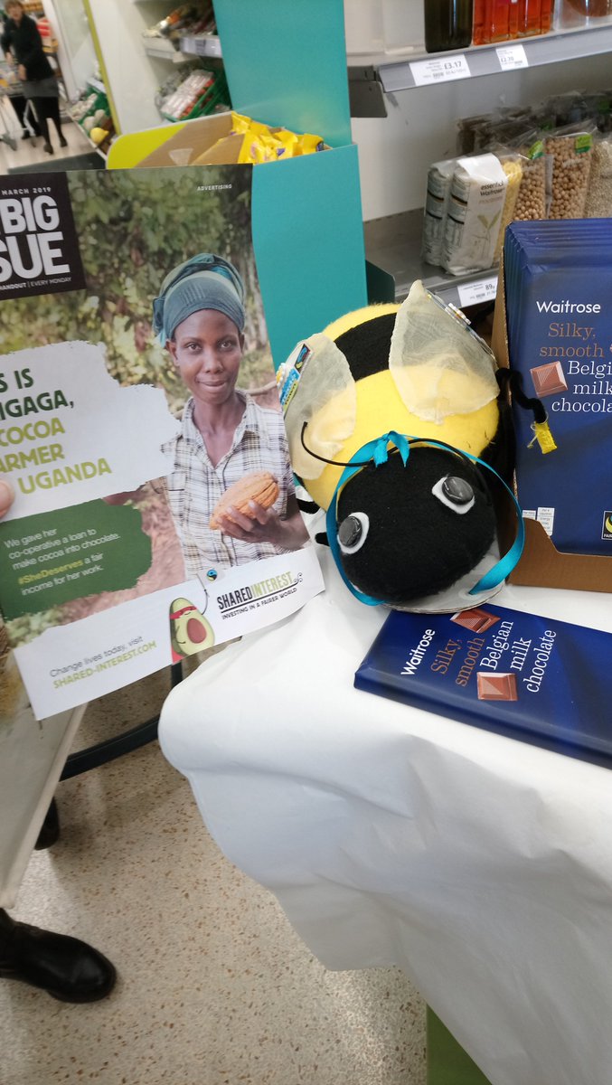 FairtradeLL's tweet image. #fuzzybuzzy enjoyed reading about @SharedInterest and learning about some of the producers our group&apos;s investment supports and seeing #SuperAvo in @BigIssue #fairtrade #shedeserves