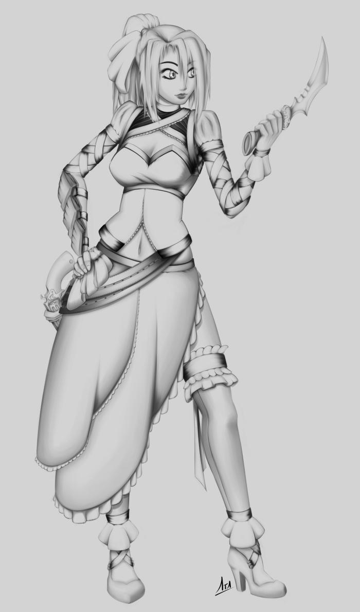 Still a WIP, I'll try to work on lights and colors from here on.

#originalcharacter #art #CLIPSTUDIO