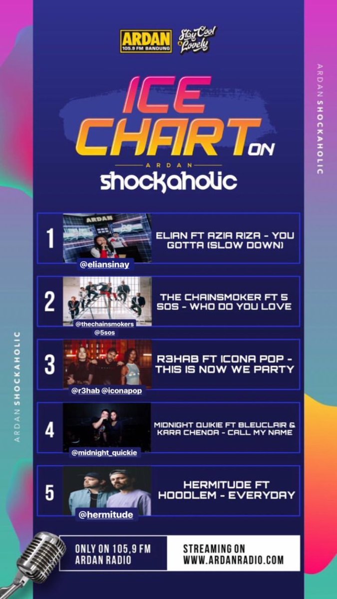 EDM_ID's tweet image. #YGSD Still top chart for 2 weeks on @ardanradio 🙌🏻