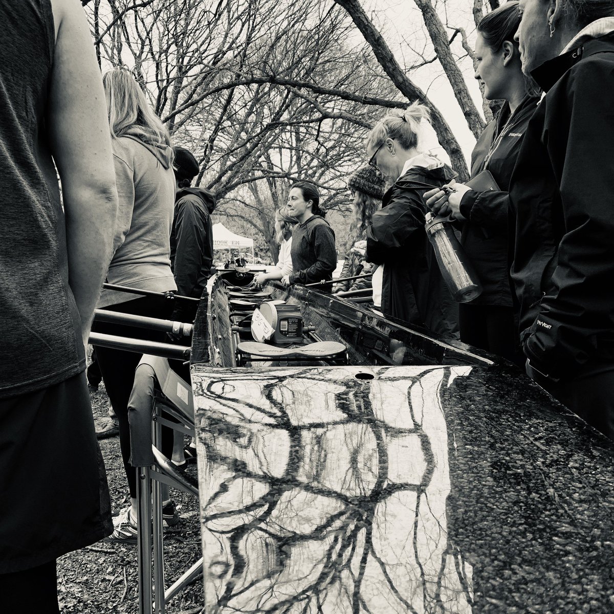 RowDallasUnited's tweet photo. First race of the season at the #heartoftexas Brisk but NO ☔️! #raceplan #ReadySetRow #pulltogether #pullhard #austin #rowing @ducmasters GO DUC!! Good luck to our Juniors and Masters racing this weekend!!! 💪💪 🚣♀️ https://t.co/btS5Jp3kHC