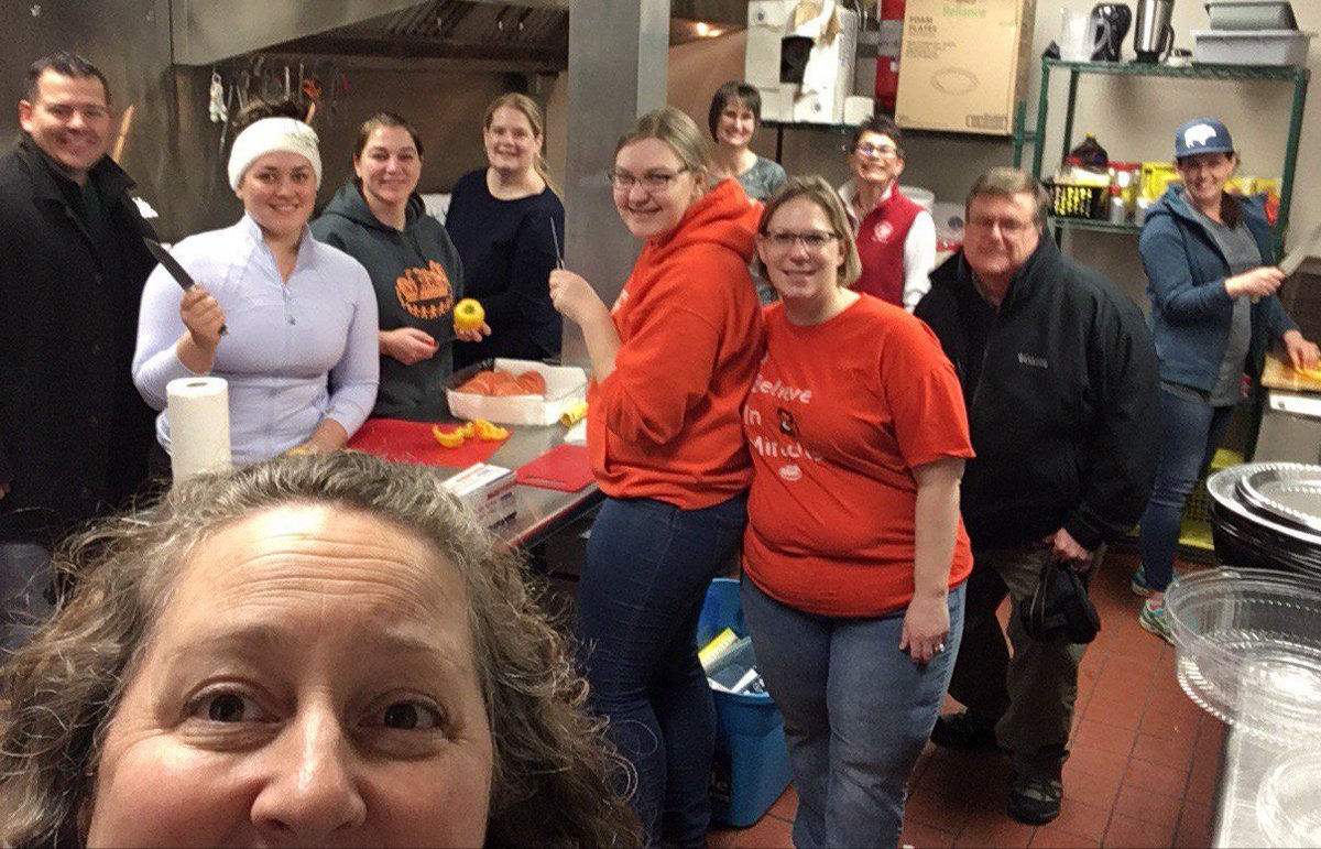 ferron_grant's tweet photo. #Telemiracle lots goes into fueling 100s of volunteers. These folks are up for the task and pretty important as they wash, peel, chop!
#TM43 #saskatchewan #proudtobekin #kincanada https://t.co/V5UlOLGIux