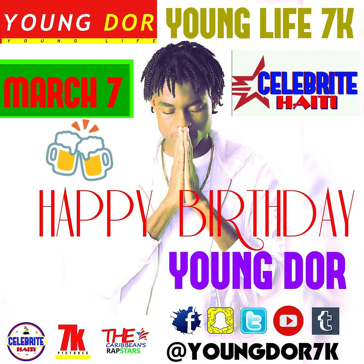 celebriteHT's tweet image. #Eventz #Youngdor birthday loading 70% stay turn