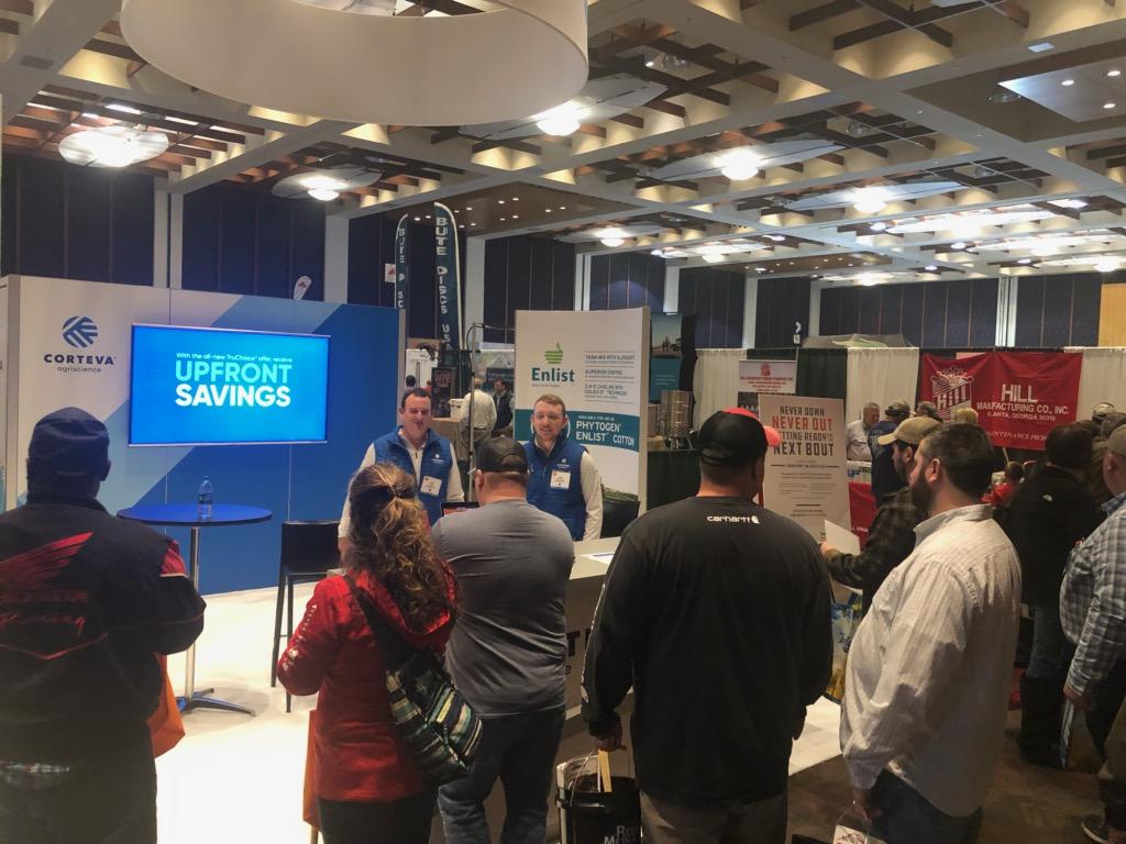 CortevaUS's tweet photo. It’s Day 2 of the Mid-South Farm & Gin Show and attendees are preparing to battle pests with Transform® WG insecticide. Join us at Booth 2038 and outside. #MSFGS2019 https://t.co/xzZBvWJfnr