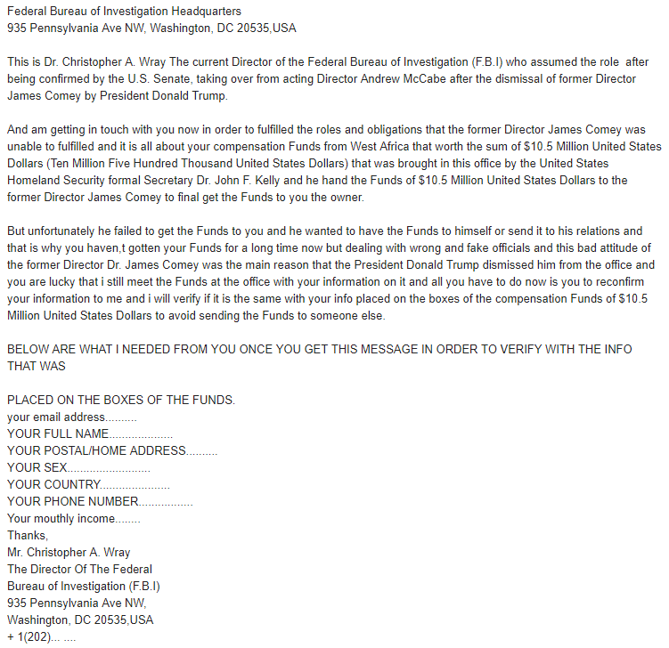 MikeTPhD's tweet image. Not a @PredJrnlEmails, but this spam email was just too good to pass up.