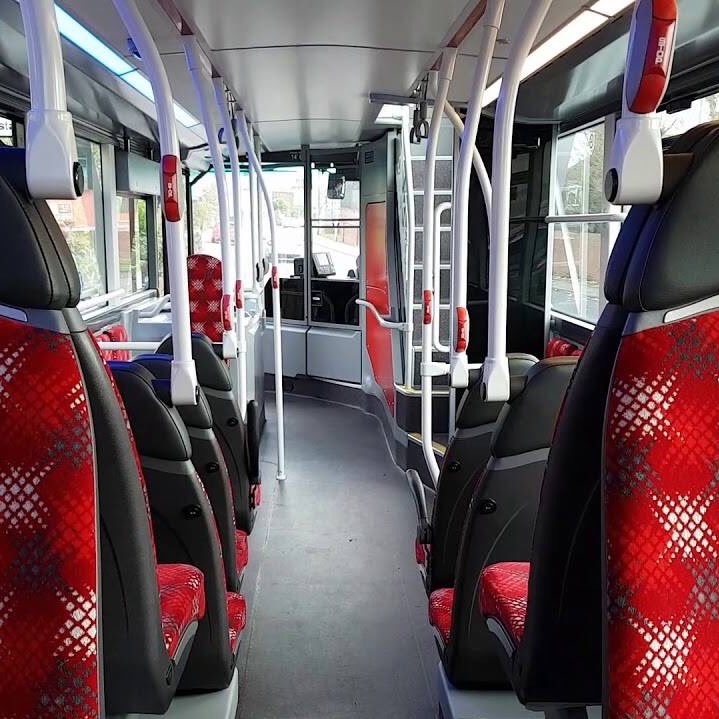 FoxStarBus's tweet photo. Look out for a new double decker out and about on theone from the middle of next week packed with usb charging points, a glass staircase, glass roof and it's a hybrid to help improve air quality! Let us know what you think 💭 🤔 https://t.co/GMPIc2C8H2