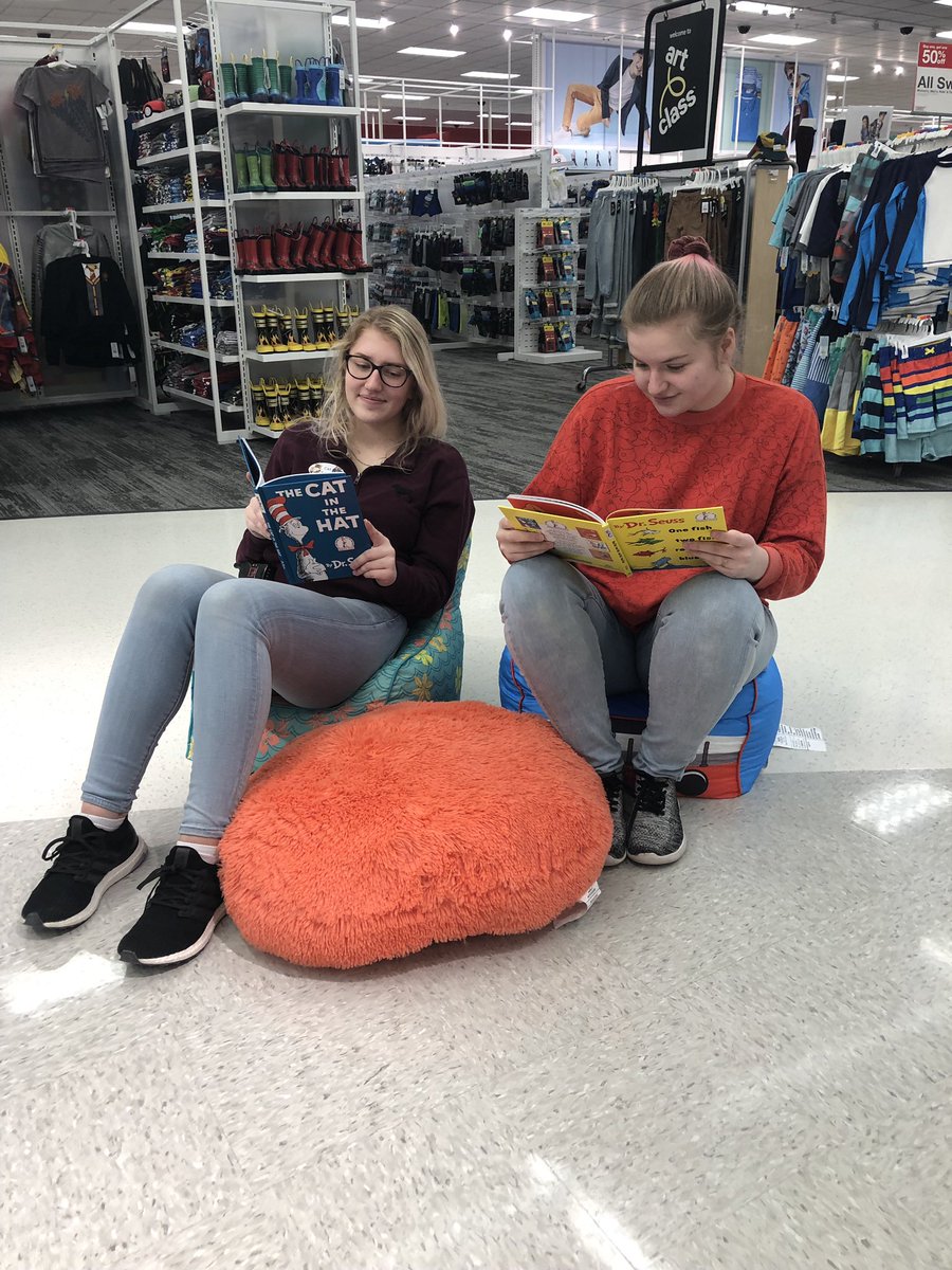 Happy 115th birthday #DrSuess! 🍭🎈🧸Such a fun event at #t1768 this weekend! Shoutout to Erin for reading “What Pet Should I Get?” Our smallest shoppers (and our awesome softlines team) loved their #storytime !😊📖📚 <a href="/kurtgriebel/">Kurt Griebel</a> @GridGodAlicia <a href="/cat_white53/">Cat White</a>