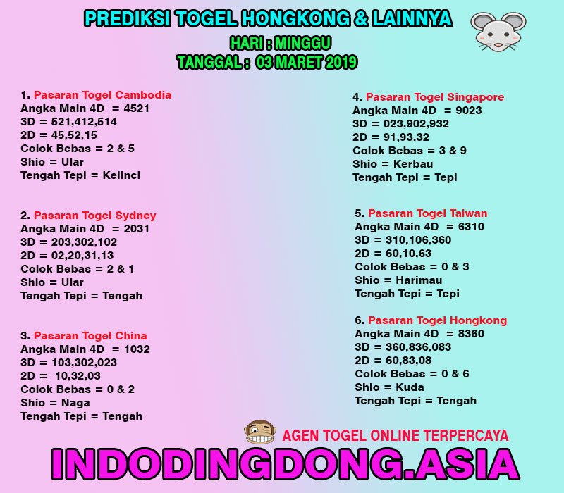 29 Angka main ck sgp