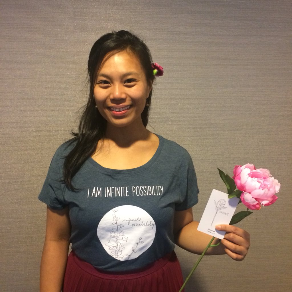 GratitudeBloom's tweet image. Come get your gratitude fix outside the Practice Lounge! We’ve got collective gratitude gardens we’re creating together, space to choose your own nature inspired message and a photo booth to share your gratitude with the world! #wisdom2 #wisdom2conf #gratitudeblooming