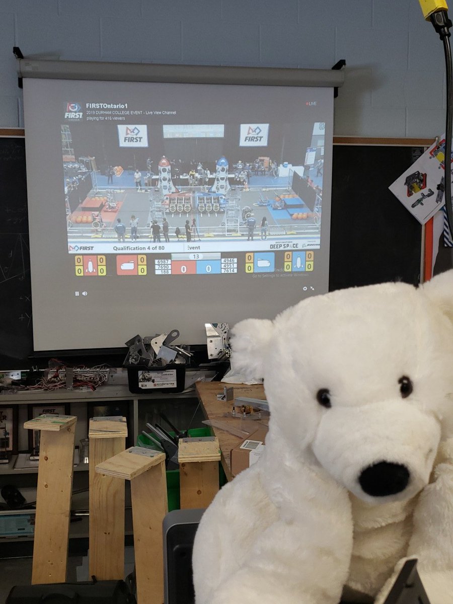 Impressive match from <a href="/FRC188/">Woburn Robotics: 188</a>! 2609 is cheering you on! #OMGRobots