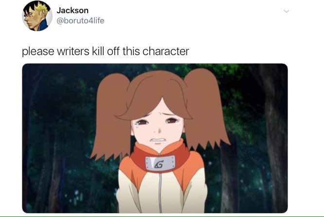 真のヒーロー A Twitter 小太刀先生 Boruto4life このサラダファンは海外の早バレ という名の情報流出 違法アップロードの常連犯です キャラの中傷もしてます 画像の日付けを調べれば分かりますが 明らかに発売日より前の画像ツイートです ジャンプや単行本の