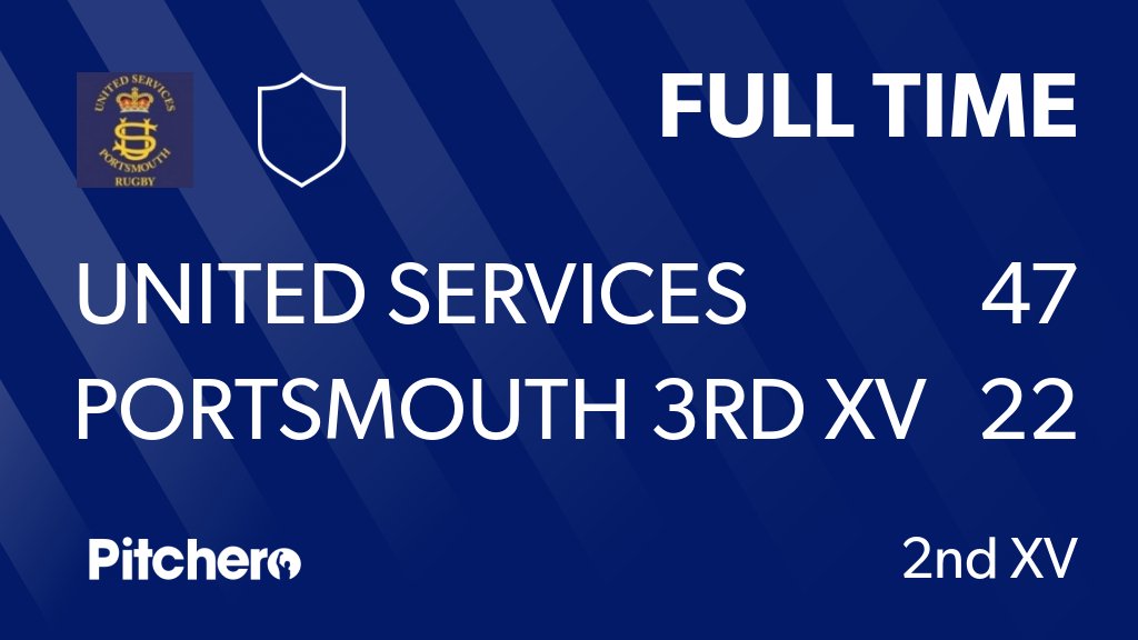 US_RFC's tweet photo. FULL TIME: United Services 2nd XV 47 - 22 Portsmouth 3rd XV
#UNIPOR #Pitchero
https://t.co/RnAEeiwxON https://t.co/wQF4MWMtOe