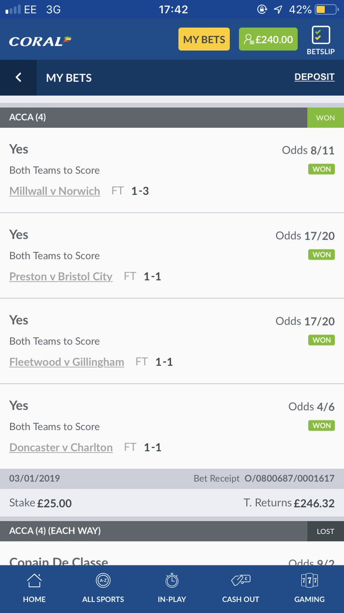 Nice boost for the Cheltenham fund today 💷👌🏻 <a href="/mattyhock94/">Matthew Hockenhull</a> <a href="/DougLiam/">Liam Dodd</a> <a href="/Coral/">Coral</a>