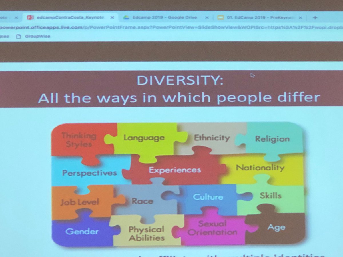 MrsQueenberg's tweet photo. ⁦⁦@Domenthehouse⁩ , “What if you were asked to give up a piece of your puzzle?  Do we asked this of our students? “ #edcampcoco19 https://t.co/HMx8qNZQdv