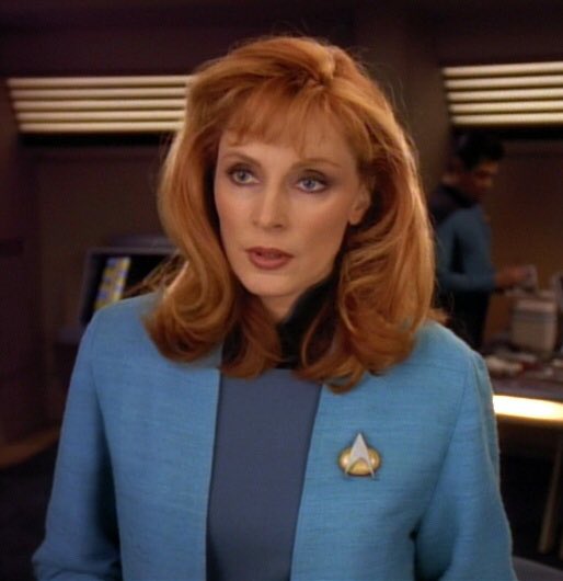 Happy birthday to Gates McFadden, who played Beverly Crusher in six seasons of The Next Generation.  