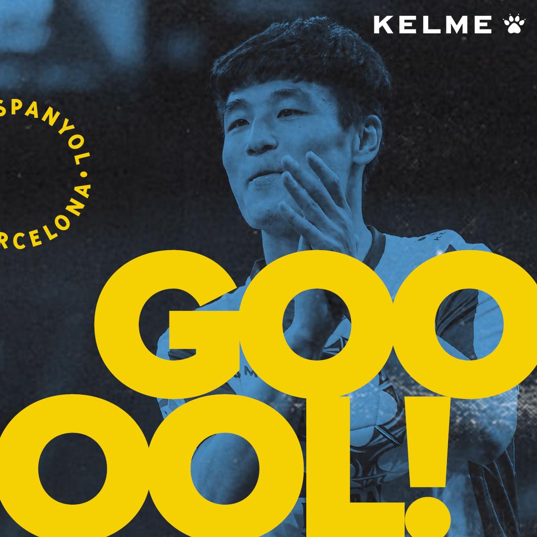 RCDEspanyol's tweet photo. GOOOOOOOOOOOOOOOOOOOL DE WU LEI

#RCDE | #Volem | #EspanyoldeBarcelona | #EspanyolValladolid https://t.co/gbLea8M4f0