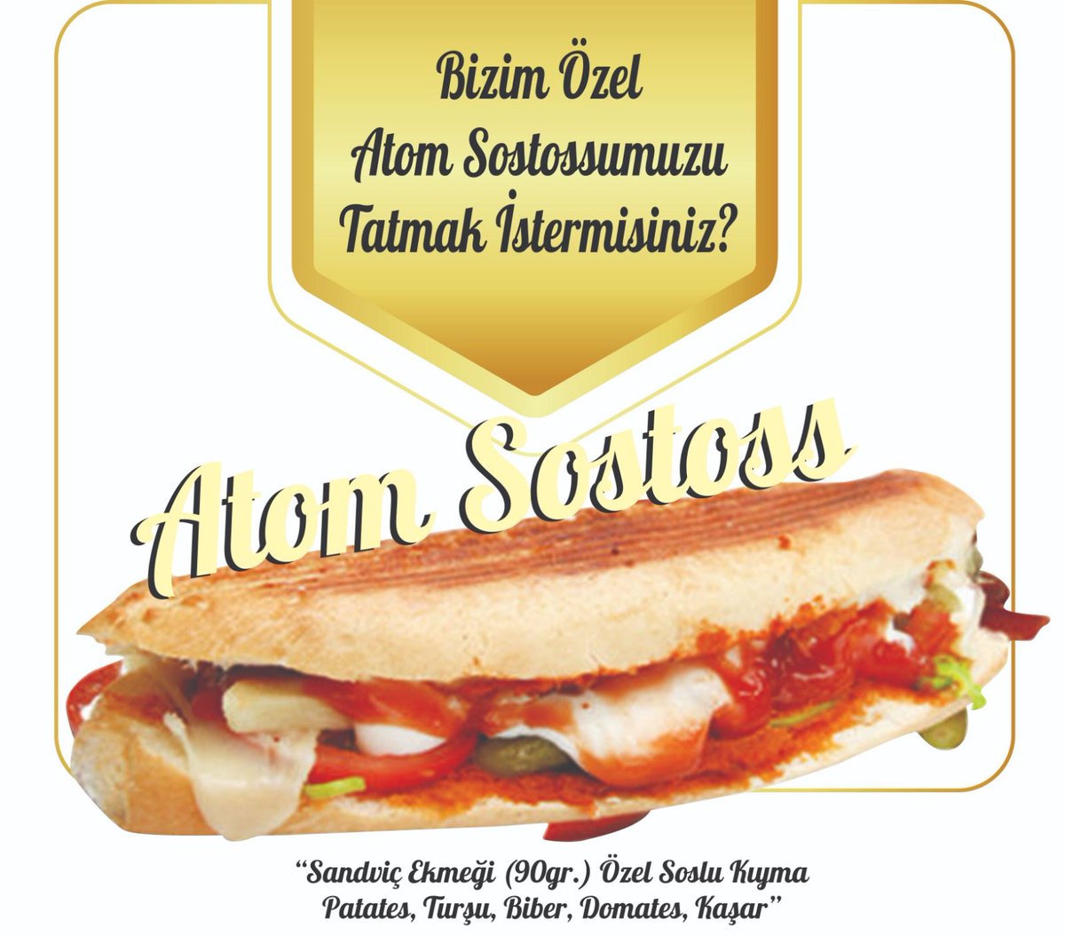 TostCumm's tweet photo. Atom Sostoss - #atomtost #tost #tostcumm #büfe #cafe #yiyecek #sostoss #atıştırmalık https://t.co/5SjuZhBgEW