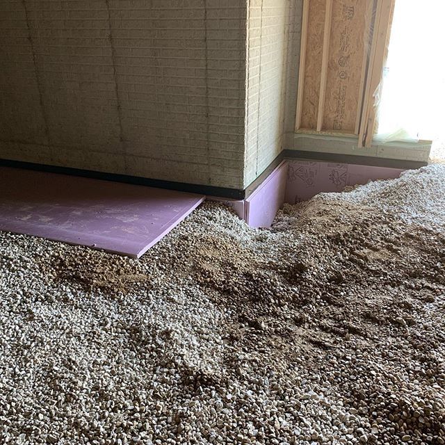 EvergreenOhio's tweet photo. Let’s make our buildings as efficient and as comfortable as possible. 
Here we’re using rigid insulation vertically along a walkout basement wall and horizontally, 4’ in from the wall to maximize comfort on the basement concrete slab. ☀️👣
.
——————
Pl… https://t.co/ZY91w1soE5 https://t.co/v2LO7paSs5