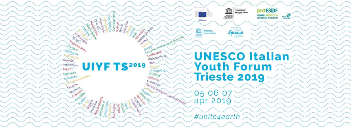 aigu_official's tweet photo. #UNESCOgiovani cerca volontari per l'UNESCO Italian Youth Forum di #Trieste i giorni 5, 6, 7 aprile 2019.
📍volontari logistici
📱volontari digitali
Rispondi a questo form https://t.co/E5i5xWd1nC e diventa parte del team!
#unite4earth #UIYF2019 https://t.co/jIpnIPkcze